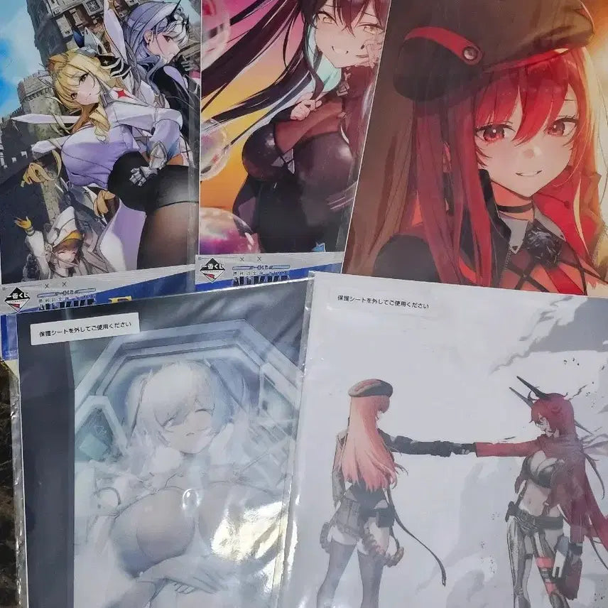 [SOLD OUT] 니케 클리어 포스터 라피 레드후드 신데렐라 세이렌 이치방쿠지 제일복권