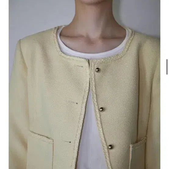 [BUNJANG] Rosee Franz Tweed Jacket / 로제프란츠 트위드자켓