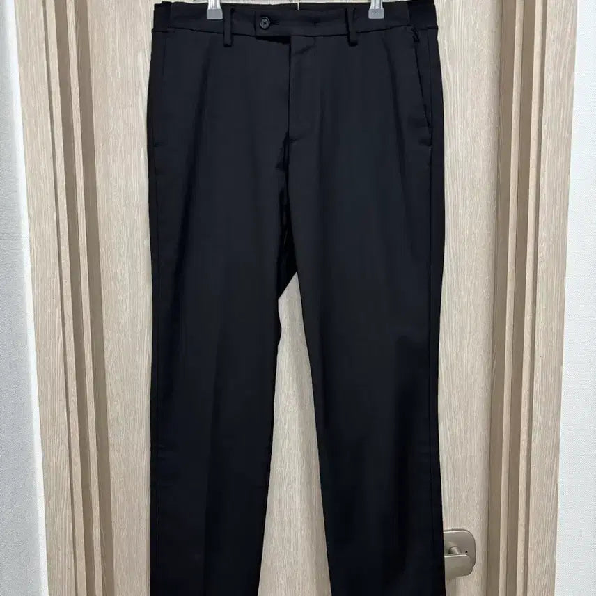 [BUNJANG] Allegri Estethia Wool Blend Side Banding Slacks Black 32 / 알레그리 Estethia 울블렌드 사이드밴딩 슬랙스82(32)/블랙