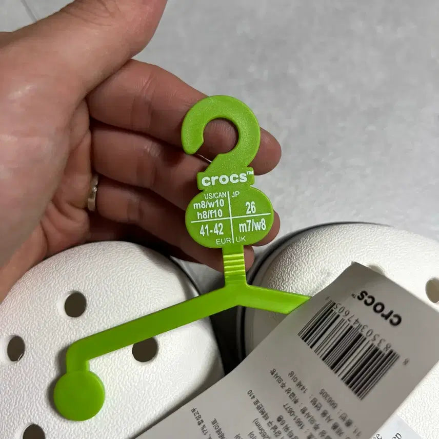 [BUNJANG] Crocs Classic Clog White / M8/W10 (265mm) 크록스 클로그 화이트