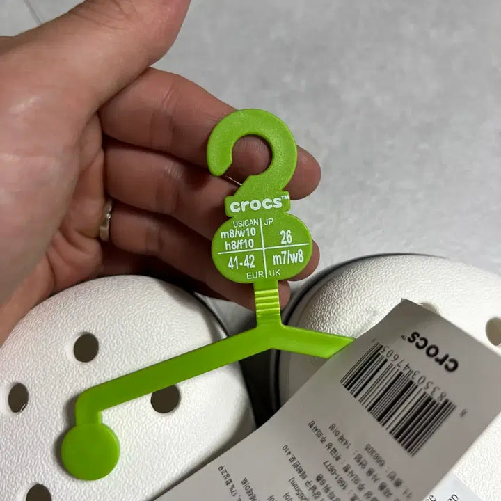 [BUNJANG] Crocs Classic Clog White / M8/W10 (265mm) 크록스 클로그 화이트