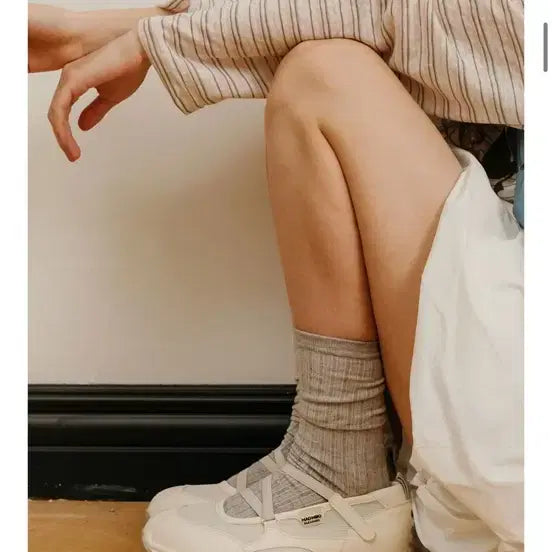 [SOLD OUT] 마크모크 메리제인 슈즈 아이보리 235