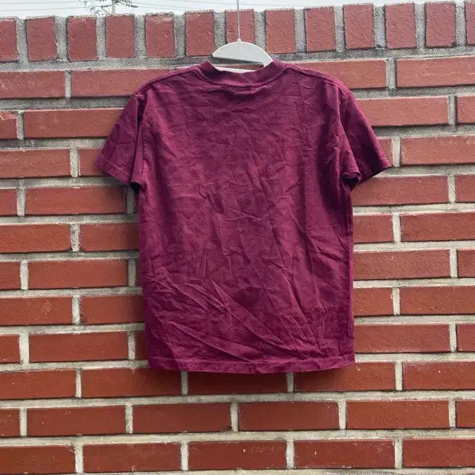 [BUNJANG] 00s Gildan Burgundy Short Sleeve T-Shirt / 00s GILDAN Sign in to Peak 반팔 티셔츠 버건디