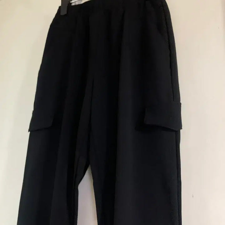 [BUNJANG] Black Banding Cargo Jogger Pants / 블랙 밴딩 트레이닝 조거팬츠 카고 바지