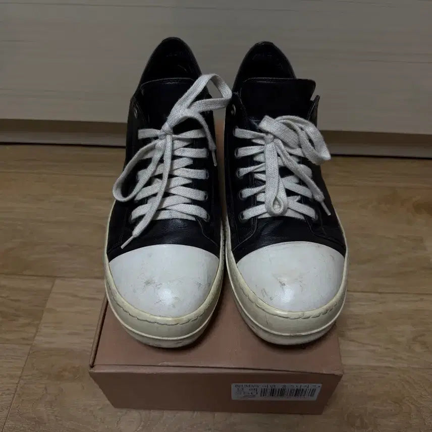 [BUNJANG] Rick Owens Converse Ramones Low Top Sneakers / 릭오웬스/ 컨버스 라몬즈 LPO 로우탑 / 41.5