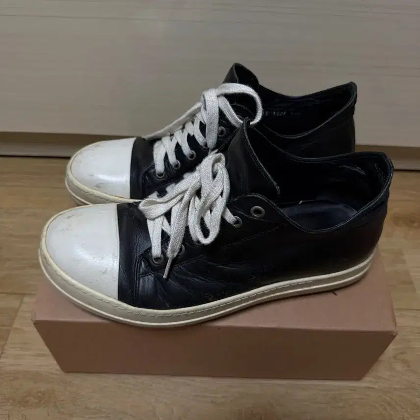 [BUNJANG] Rick Owens Converse Ramones Low Top Sneakers / 릭오웬스/ 컨버스 라몬즈 LPO 로우탑 / 41.5