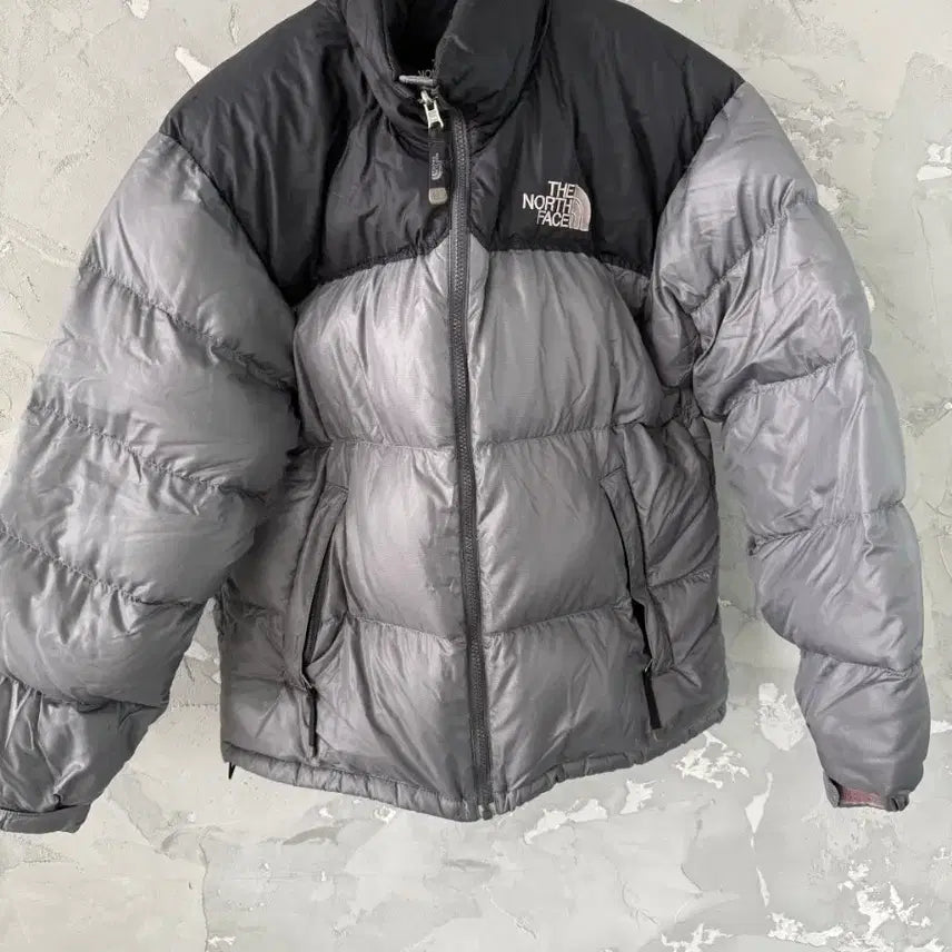 [BUNJANG] The North Face 700 Fill Nupste Padded Jacket Grey/Black M / 노스페이스 눕시 700 패딩 그레이/블랙 M