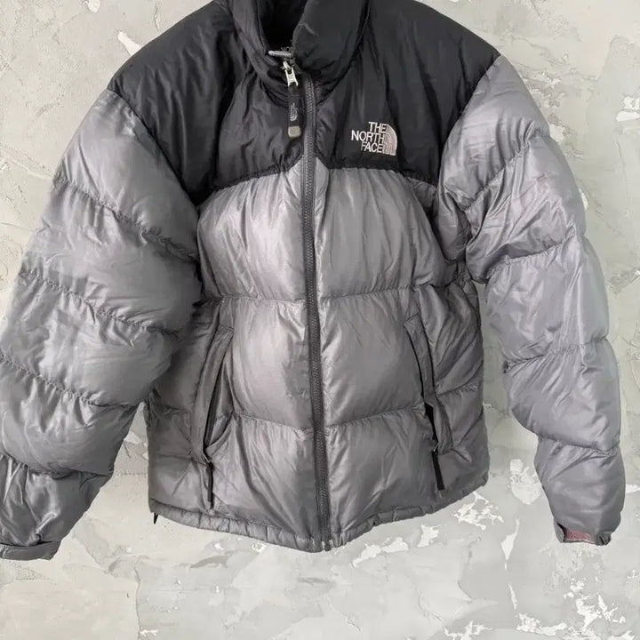[BUNJANG] The North Face 700 Fill Nupste Padded Jacket Grey/Black M / 노스페이스 눕시 700 패딩 그레이/블랙 M