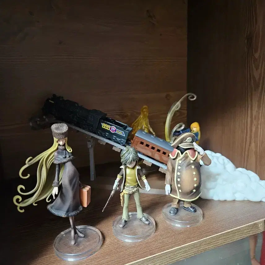 [BUNJANG] Medicos 4D Galaxy Express 999 Figure Set / 메디코스 초상 은하철도 999 피규어 세트