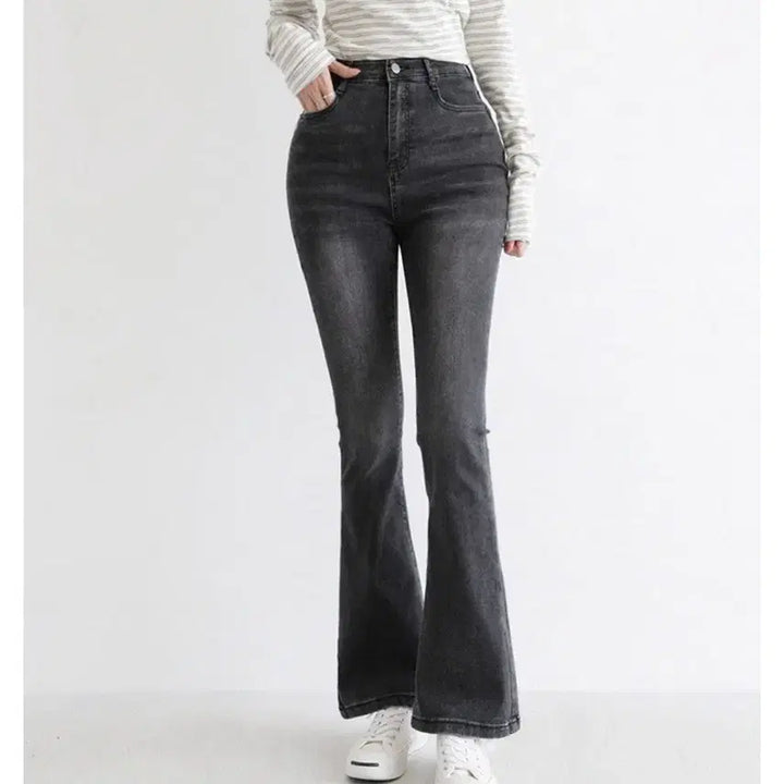 [BUNJANG] Bootcut Gray Jeans / 부츠컷 그레이