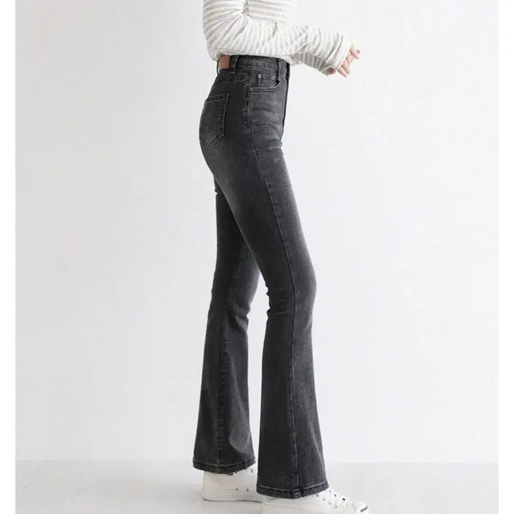 [BUNJANG] Bootcut Gray Jeans / 부츠컷 그레이