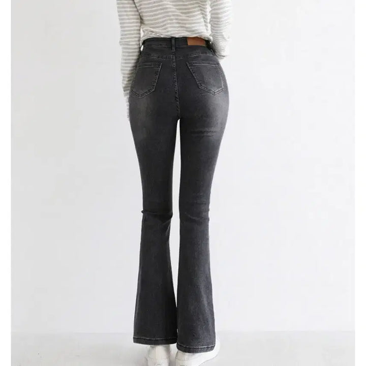 [BUNJANG] Bootcut Gray Jeans / 부츠컷 그레이