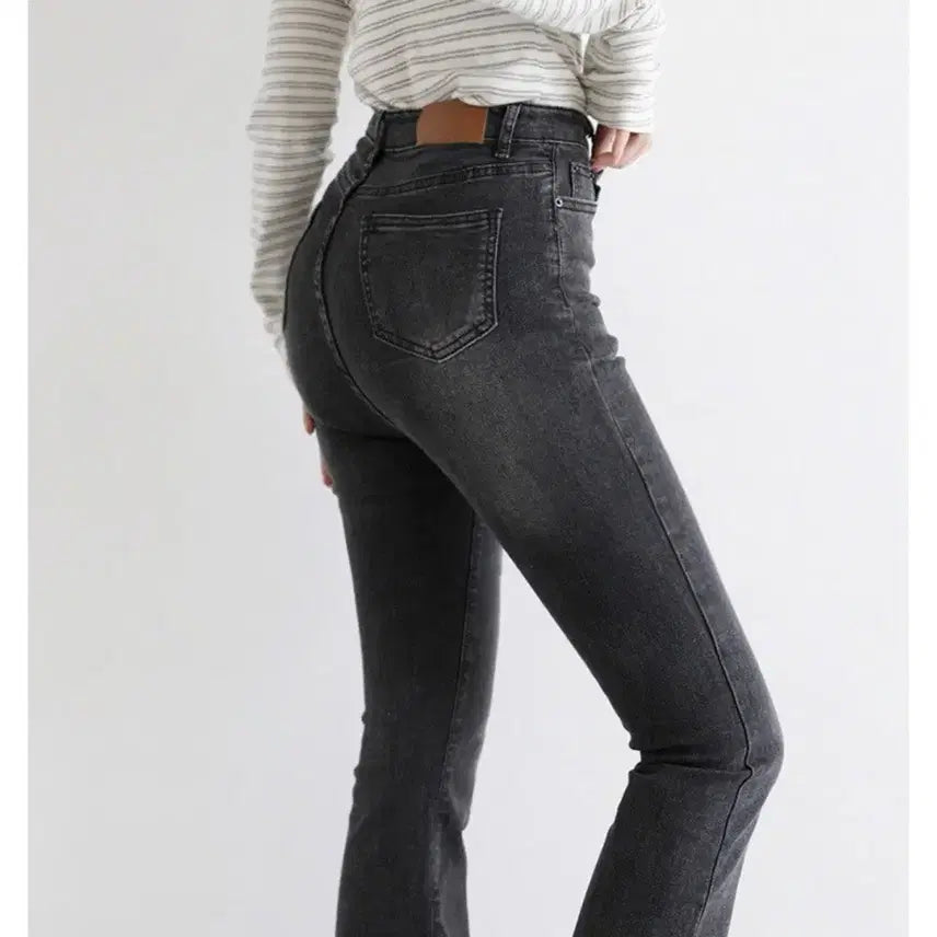 [BUNJANG] Bootcut Gray Jeans / 부츠컷 그레이