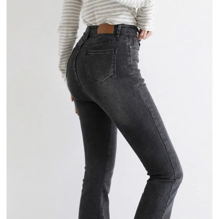 [BUNJANG] Bootcut Gray Jeans / 부츠컷 그레이