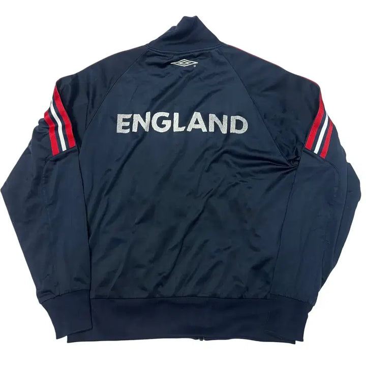 [BUNJANG] Umbro 00s England Navy Track Top Jersey 100 / 엄브로 00s 잉글랜드 네이비트랙탑져지 100