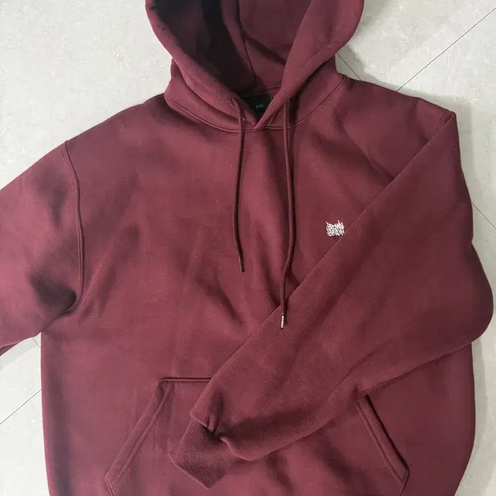 [BUNJANG] Brownbreath Burgundy Hoodie L / 브라운브레스 버건디 후드티 L사이즈