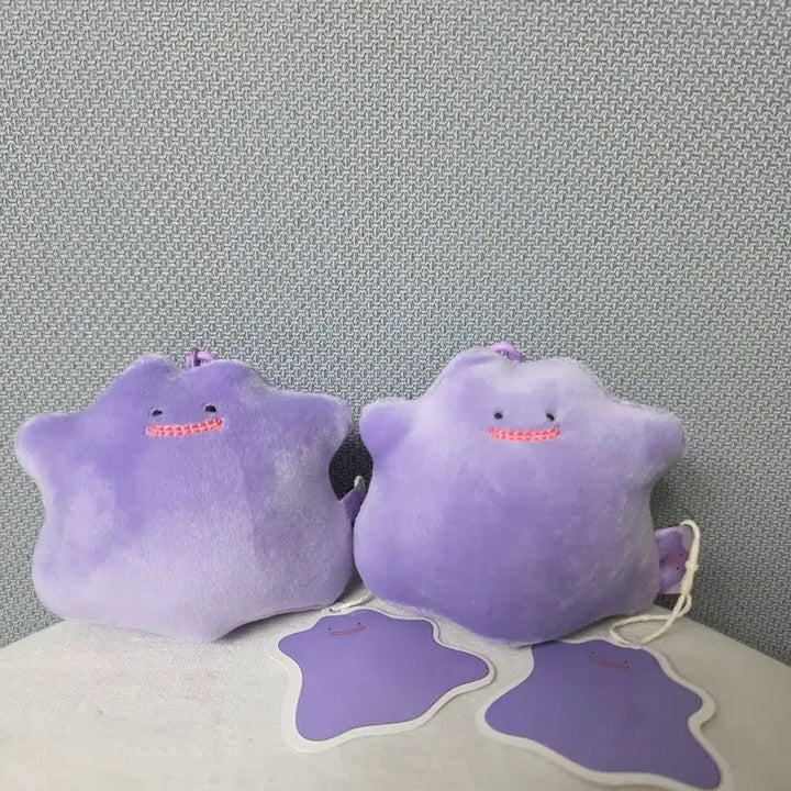 [BUNJANG] Official Pokémon Ditto Plush Keychain (New) / 정품.새상품)포켓몬스터 메타몽 인형 키링