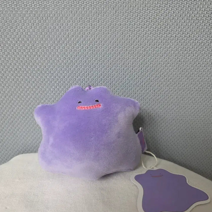 [BUNJANG] Official Pokémon Ditto Plush Keychain (New) / 정품.새상품)포켓몬스터 메타몽 인형 키링