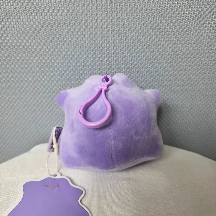 [BUNJANG] Official Pokémon Ditto Plush Keychain (New) / 정품.새상품)포켓몬스터 메타몽 인형 키링