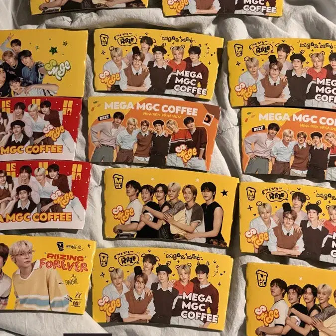 [BUNJANG] RIIZE Mega Coffee Photocard Holder Poster / 라이즈 메가커피 포카 컵홀더 포스터