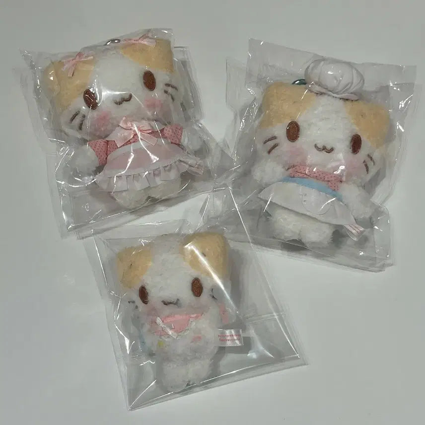 [SOLD OUT] [개체예쁨] 산리오 마슈마로 마스코트 인형 키링 3종 일괄