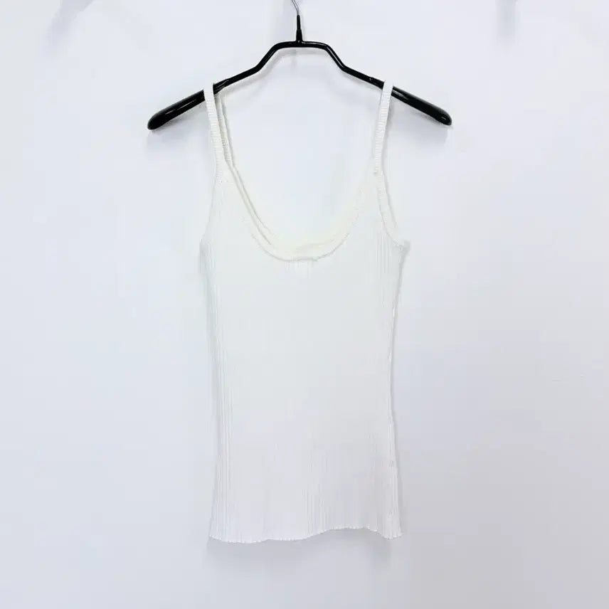 [BUNJANG] Courreges Re-Edition Knit Tank Top - White / 꾸레쥬 리에디선 니트 탱크탑 - 화이트