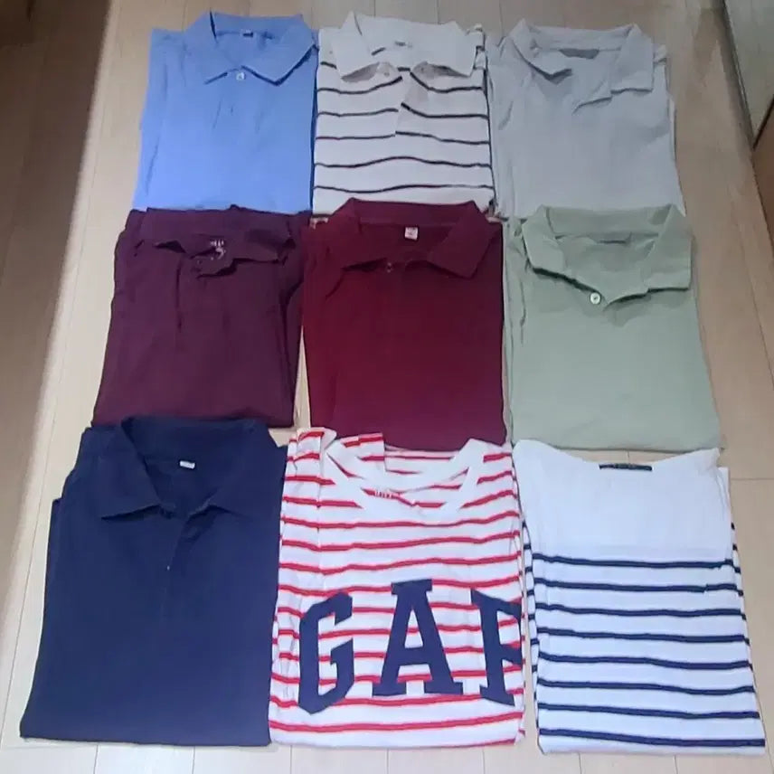[BUNJANG] Uniqlo, Mind Bridge, ANDEW, GAP, H&amp;M Bundle - 9 Items / 유니클로 마인드브릿지 앤듀 갭 hm 총9장일괄
