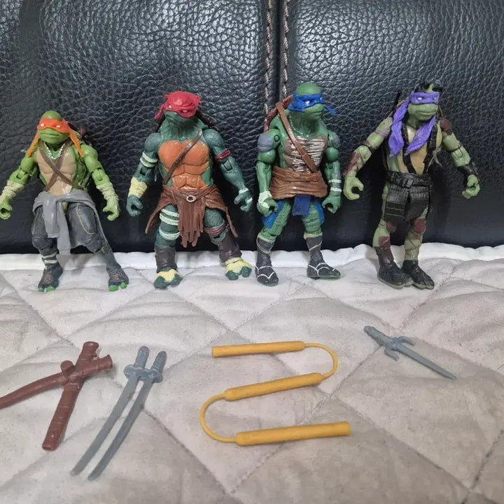 [BUNJANG] Teenage Mutant Ninja Turtles: Mutant Mayhem Action Figure 4-Pack / 닌자터틀 어둠의 히어로 영화판 액션피규어 4종/닌자거북이