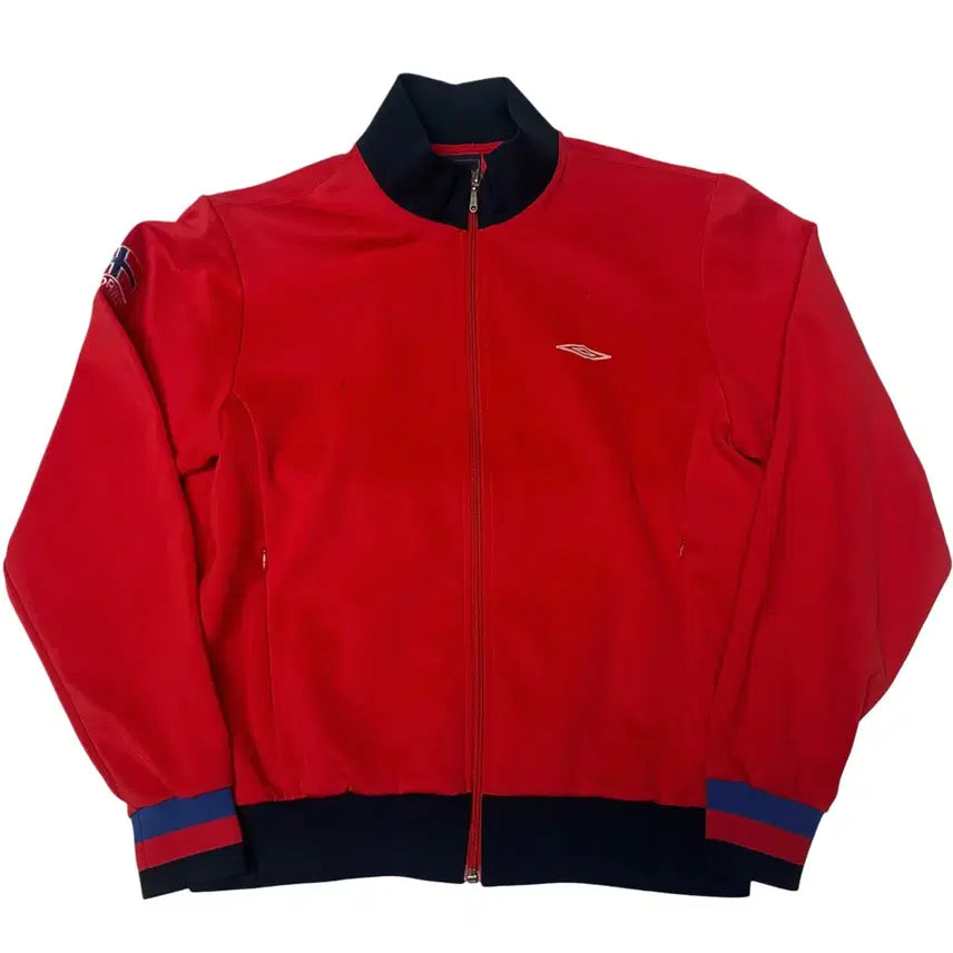 [BUNJANG] Umbro 00s Norway Red Track Top Jersey / 엄브로 00s 노르웨이 레드트랙탑져지 100