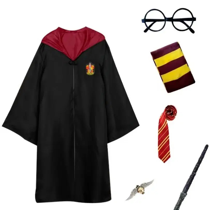 [BUNJANG] Harry Potter Gryffindor Cloak and Accessory Set / 해리포터 그리핀도르 망토+악세사리 세트
