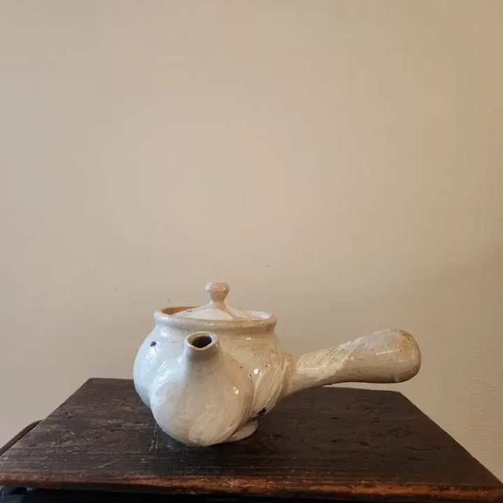 [BUNJANG] Toin Baek Young-gyu Celadon Celadon Teapot with Red Flower Glaze / 토인 백영규작  분청 홍화 다관