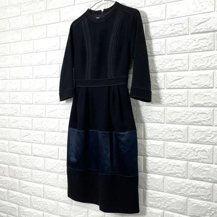 [BUNJANG] MICHAA Wool Blend Slim Dress Black / [55] 미샤 MICHAA 울 혼방 슬림 원피스 블랙