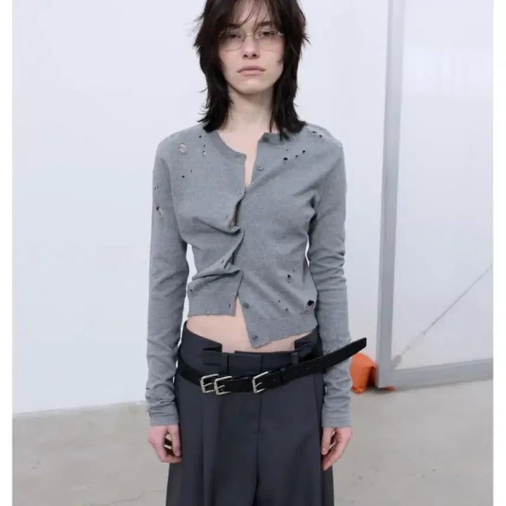 [BUNJANG] LCDC TM Distressed Cardigan / 엘씨디씨 티엠 LCDC DISTRESSED 가디건 새상품