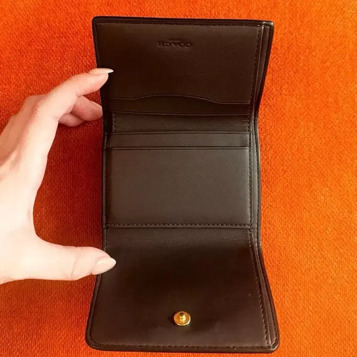 [BUNJANG] Coach Signature Wallet Black Brown / 코치 시그니처 반지갑 블랙 브라운