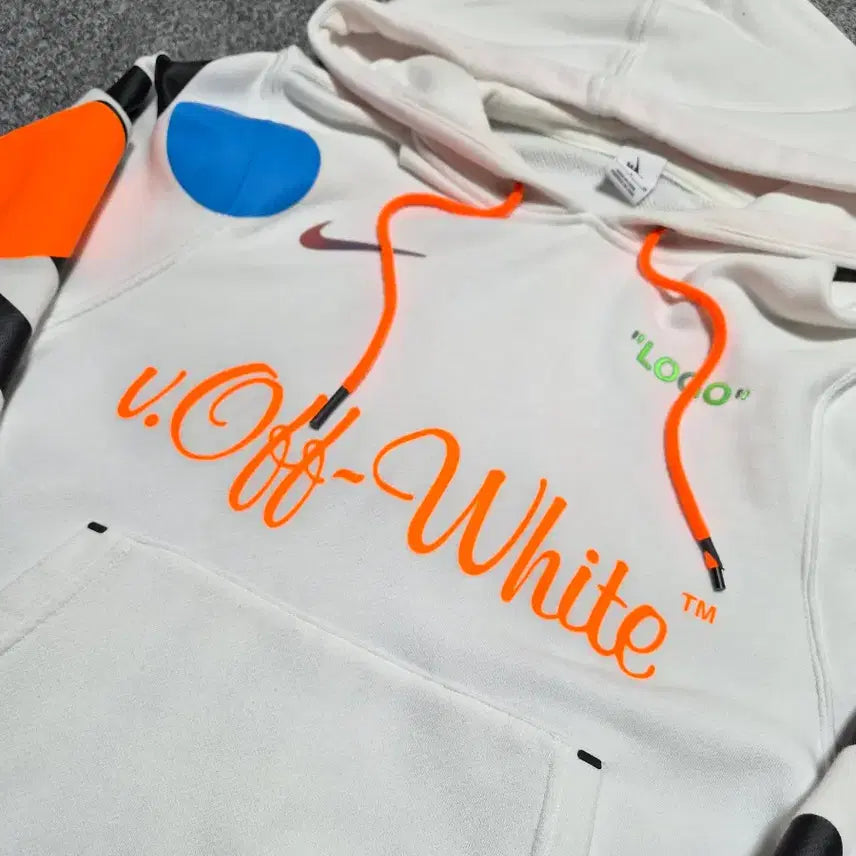 [BUNJANG] Nike x Off-White Hoodie White / [s] 나이키 x 오프화이트  후드티 화이트