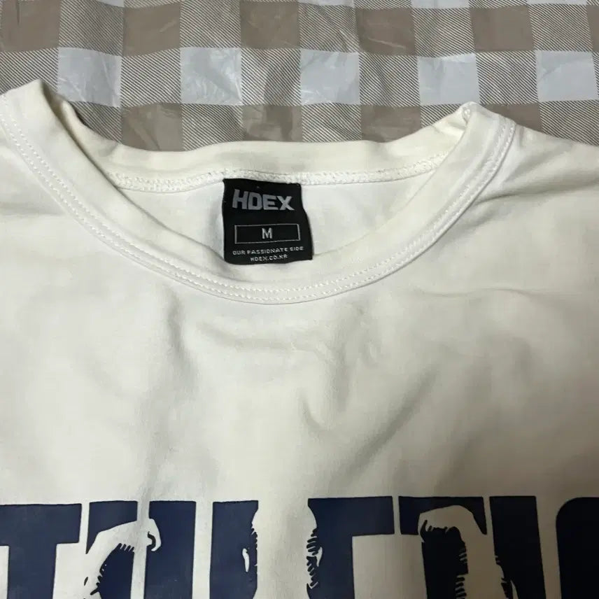 [BUNJANG] Hadex Athletic Half-Sleeve T-Shirt White M / 하덱스 애슬레틱 반팔 M 에이치덱스 반팔티 화이트 95