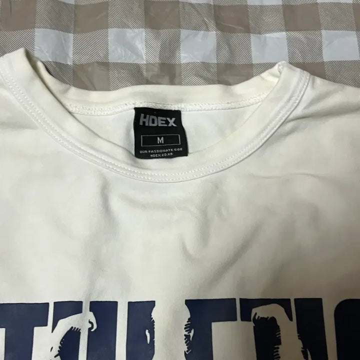 [BUNJANG] Hadex Athletic Half-Sleeve T-Shirt White M / 하덱스 애슬레틱 반팔 M 에이치덱스 반팔티 화이트 95