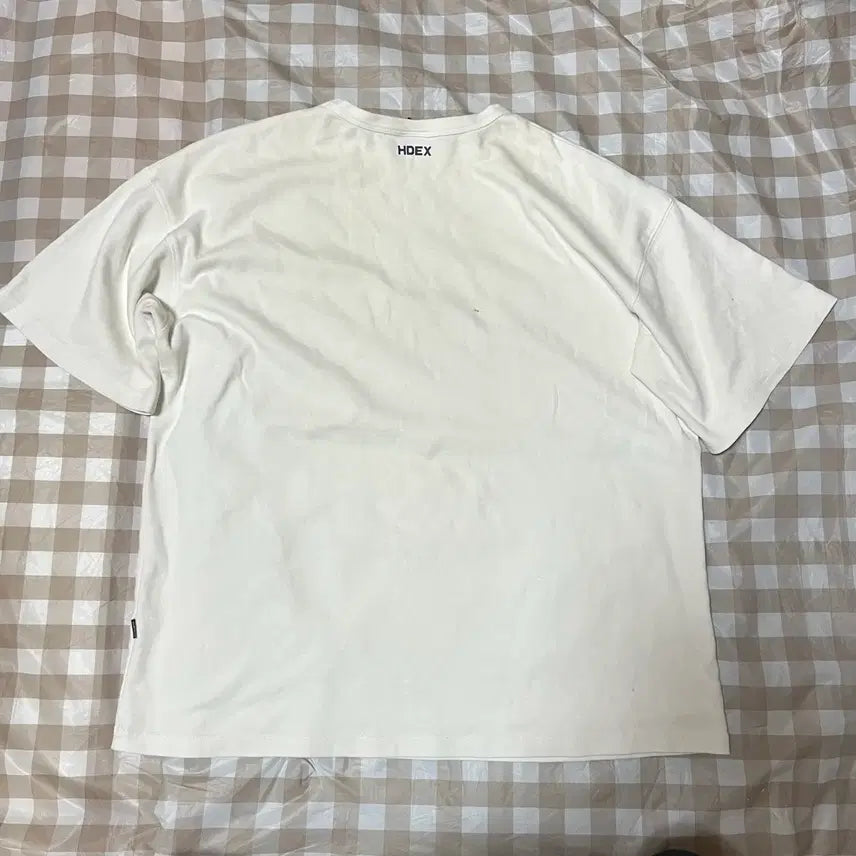 [BUNJANG] Hadex Athletic Half-Sleeve T-Shirt White M / 하덱스 애슬레틱 반팔 M 에이치덱스 반팔티 화이트 95