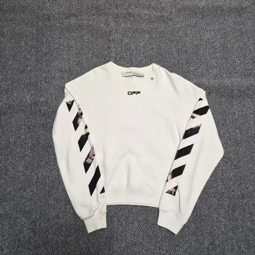 [BUNJANG] Off-White Sweatshirt / [S] 오프화이트 맨투맨