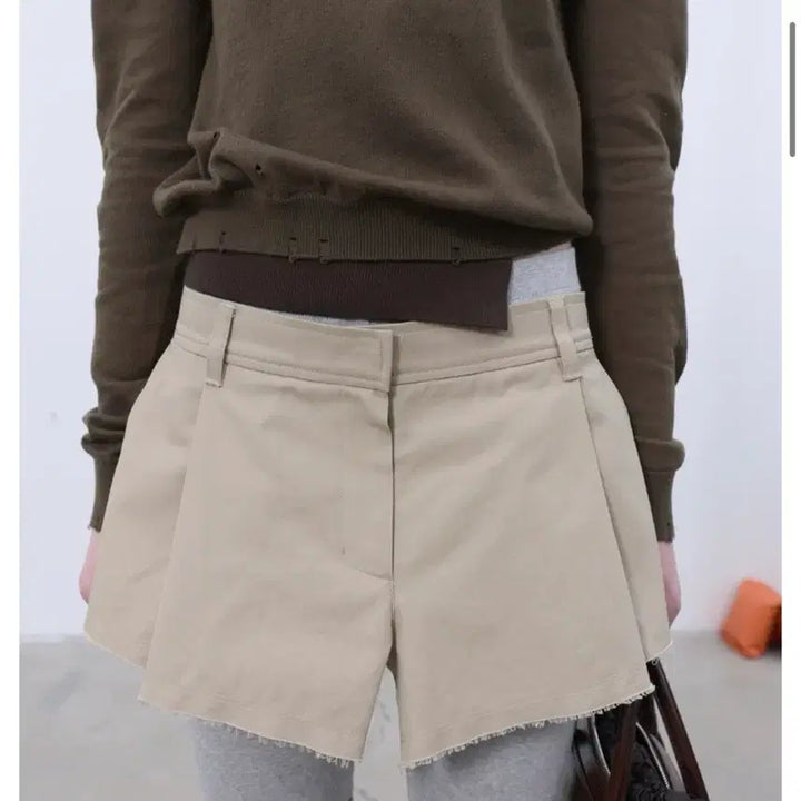 [BUNJANG] LCDC Layered Cotton Skirt Beige / 엘씨디씨 티엠 LCDC 레이어드 코튼 스커트 베이지 새상품