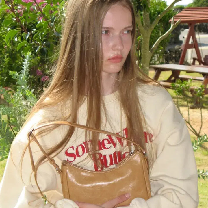 [BUNJANG] Somewhere Better Logo Sweatshirt Cream / 썸웨어버터 맨투맨 크림 아이보리 버터 sweatshirt cream
