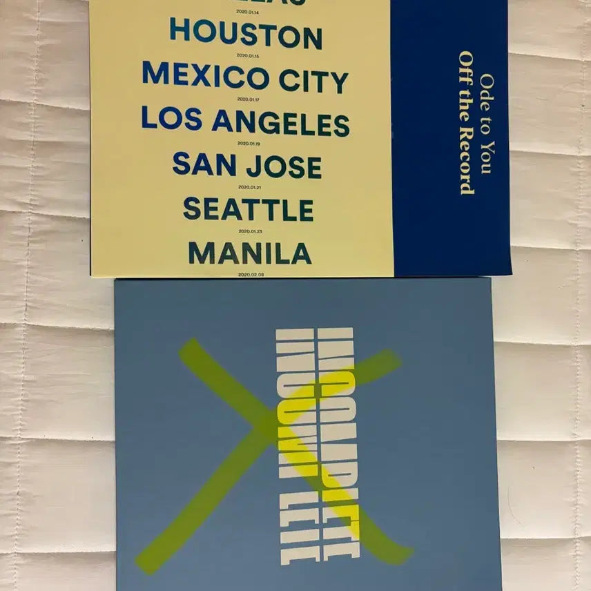 [BUNJANG] Seventeen Ode To You World Tour Album / 세븐틴 오드투유 월드투어