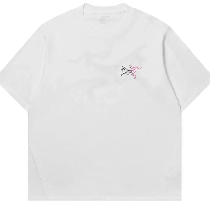 [SOLD OUT] 아크테릭스 크래그 코튼 로고 SS 티셔츠 화이트 라이트 소울 [M]
