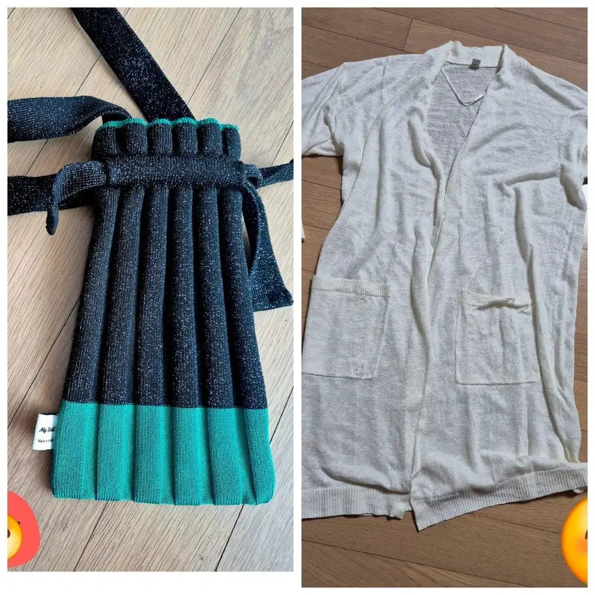 [BUNJANG] Uniqlo Cardigan &amp; Mycel Bag / 유니클로 여름 가디건(M).  크로스백