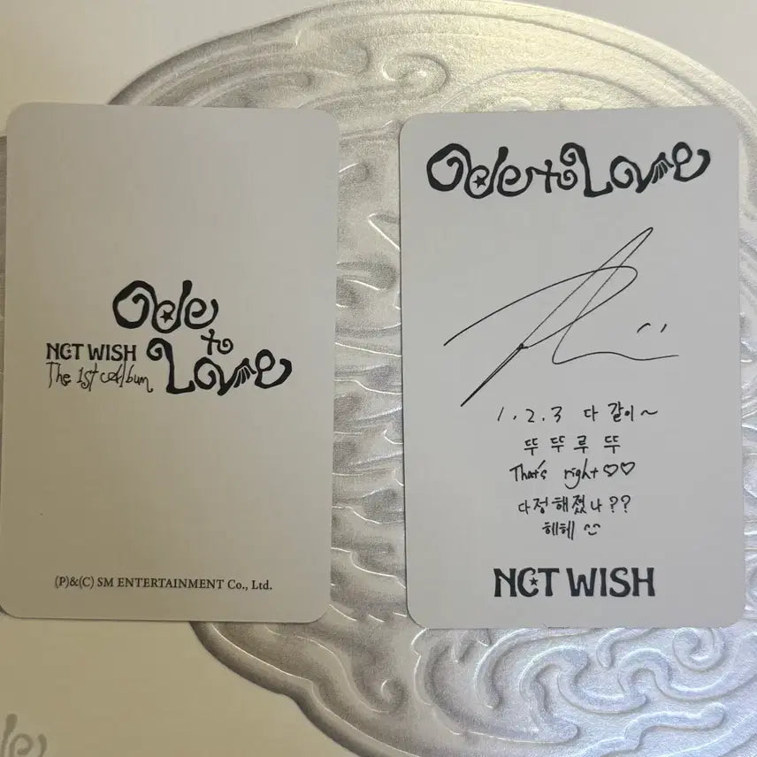 [BUNJANG] NCT WISH Riku Ode to Love Package Eros + Titi Riku Bundle Set / 엔시티 위시 오드투러브 패키지 버전 에로스 리쿠+티티 리쿠