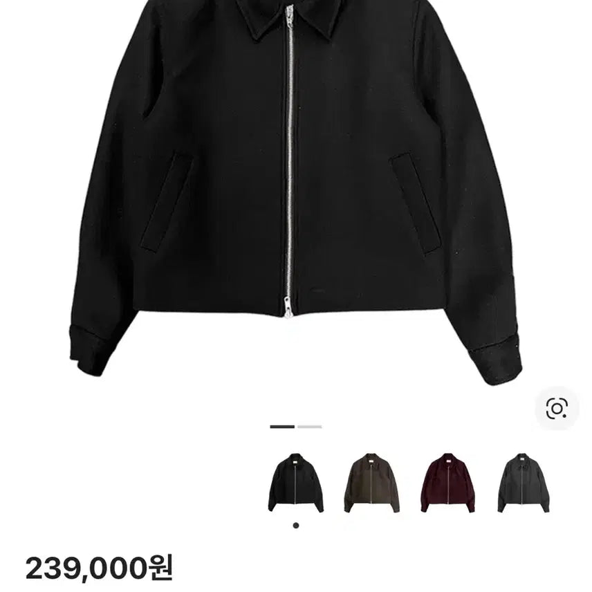 [BUNJANG] Under My Car Black Cropped Wool Blouson Jacket / (새상품)언더마이카 크롭 울 블루종 자켓 블랙 2사이즈