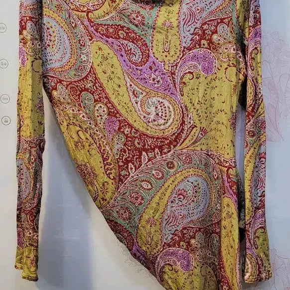 [BUNJANG] ETRO Paisley Long Sleeve Blouse / 에트로(ETRO)페이즐리 롱슬리브 블라우스