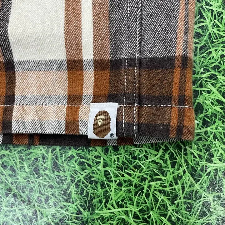 [BUNJANG] BAPE Check Shorts Size L / 베이프 bape 체크 반바지
