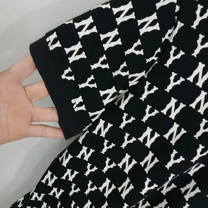 [BUNJANG] MLB NY Monogram Short-Sleeve Polo Dress / MLB NY  모노그램 반팔카라 원피스 정품 55~55반
