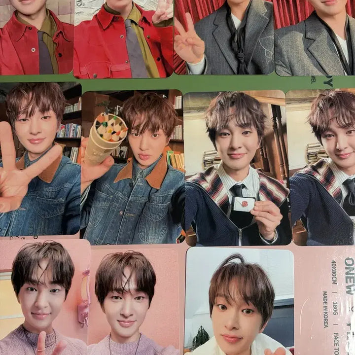 [BUNJANG] Onew (SHINee) Trust Love Album Note+Book Version Photocard Set / 온유 터프러브 앨범 note+book 버전 포토카드 1세트(11장)